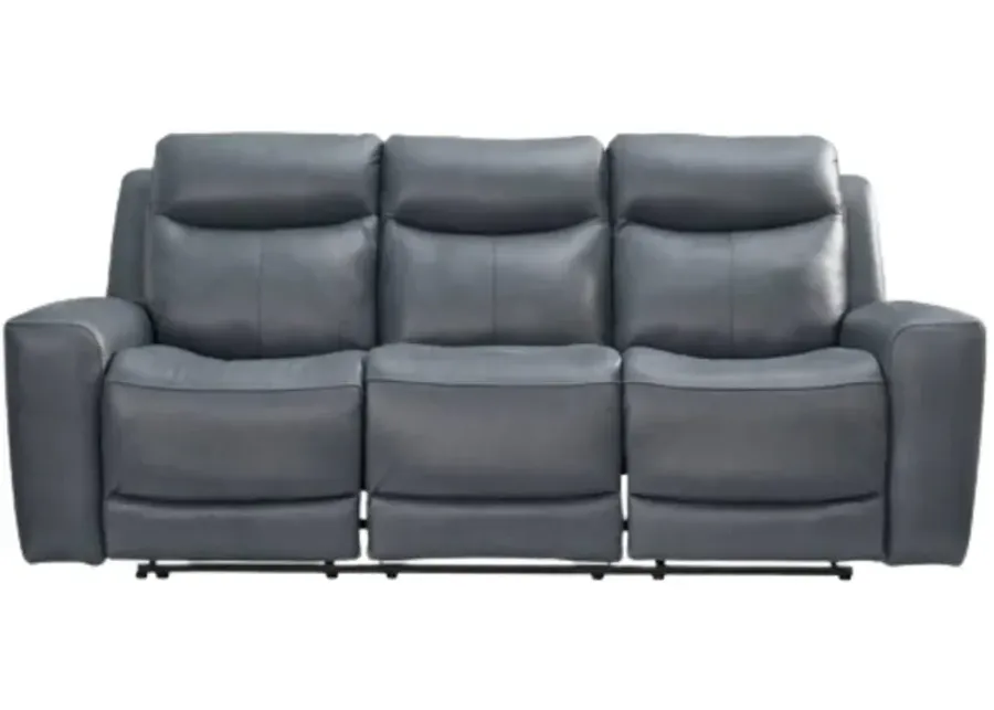 MINDANAO STEEL LEATHER 2P POWER SOFA