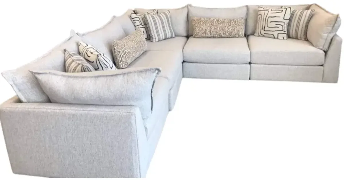 DURANGO PEWTER 5 PIECE SECTIONAL