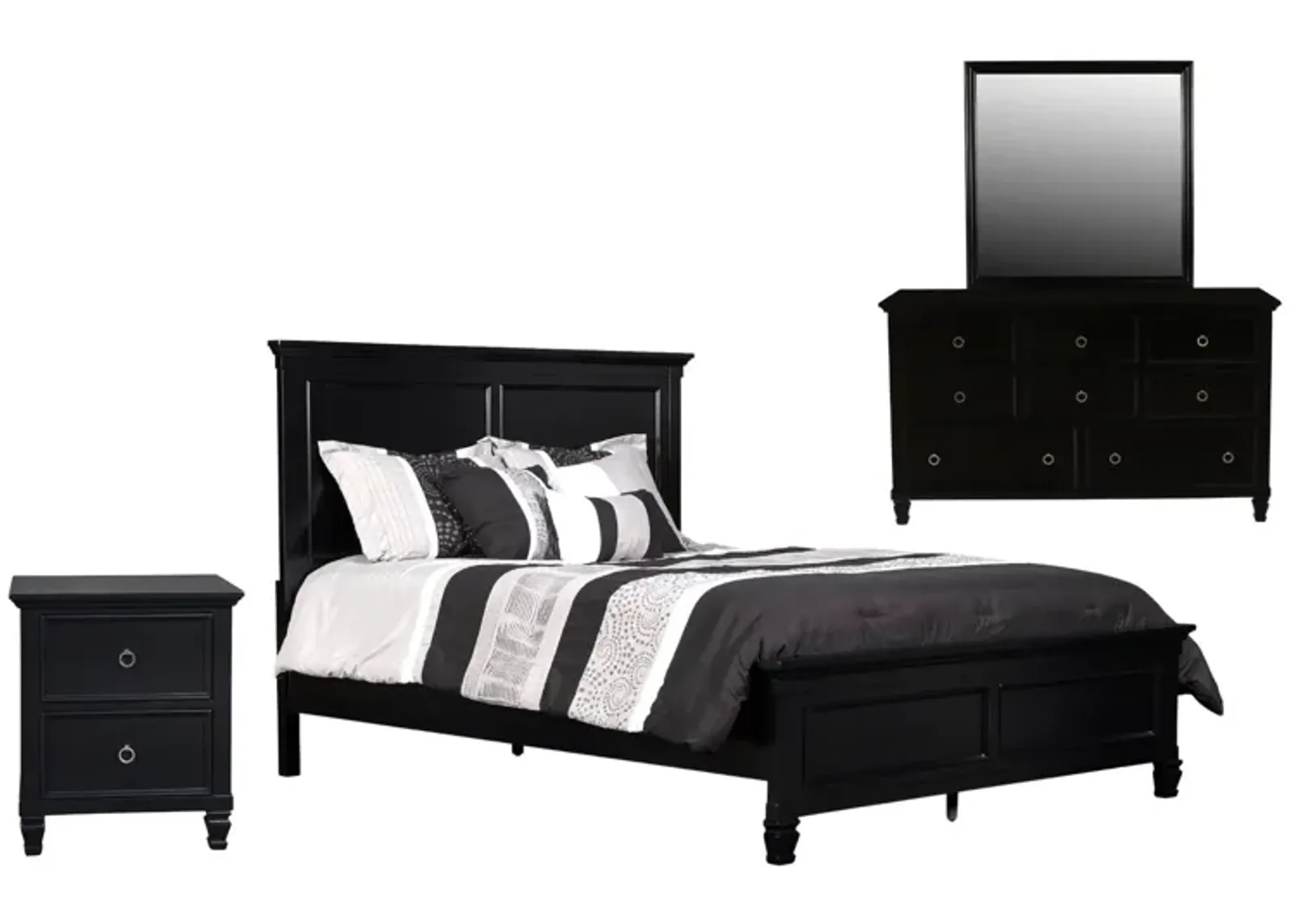 TAMARACK BLACK KING BEDROOM