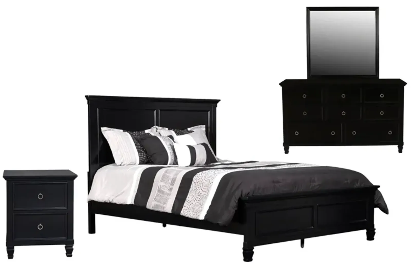 TAMARACK BLACK KING BEDROOM