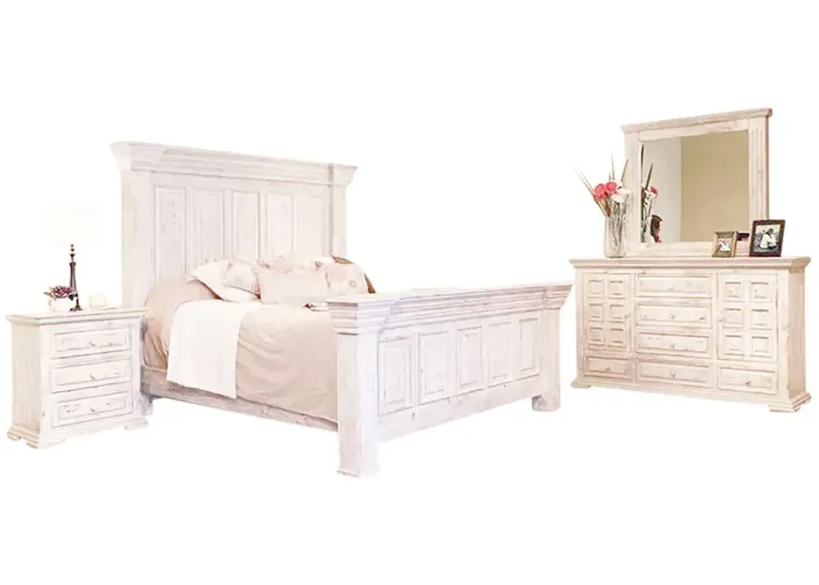 TERRA WHITE QUEEN BEDROOM SET