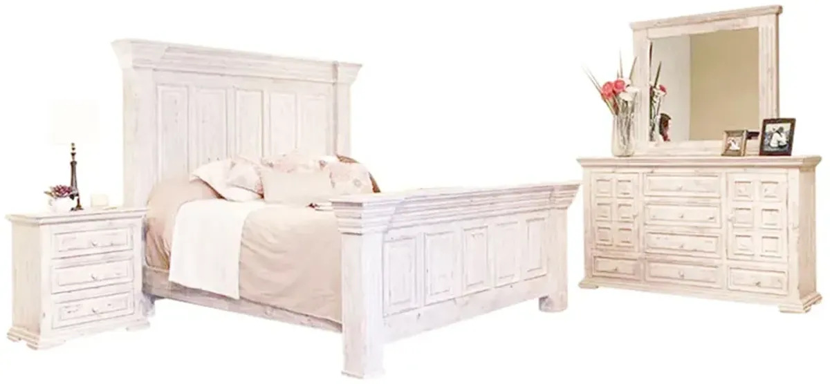 TERRA WHITE QUEEN BEDROOM SET