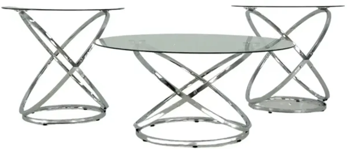 HOLLYNYX 3 PIECE OCCASIONAL TABLE SET