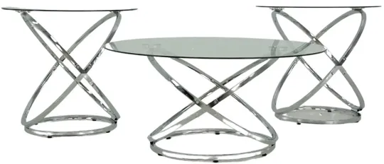 HOLLYNYX 3 PIECE OCCASIONAL TABLE SET