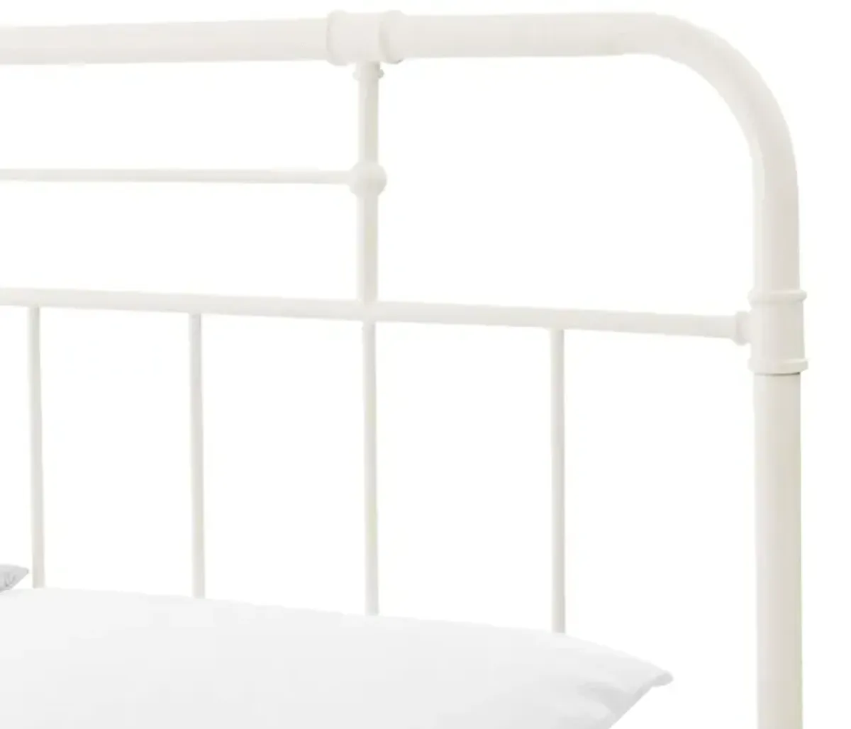 JOLENE ANTIQUE WHITE TWIN HEADBOARD