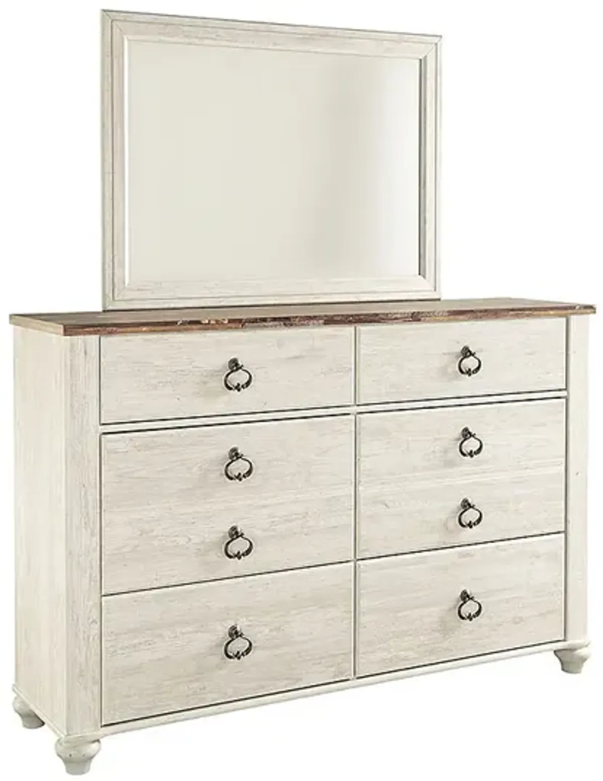 WILLOWTON DRESSER AND MIRROR