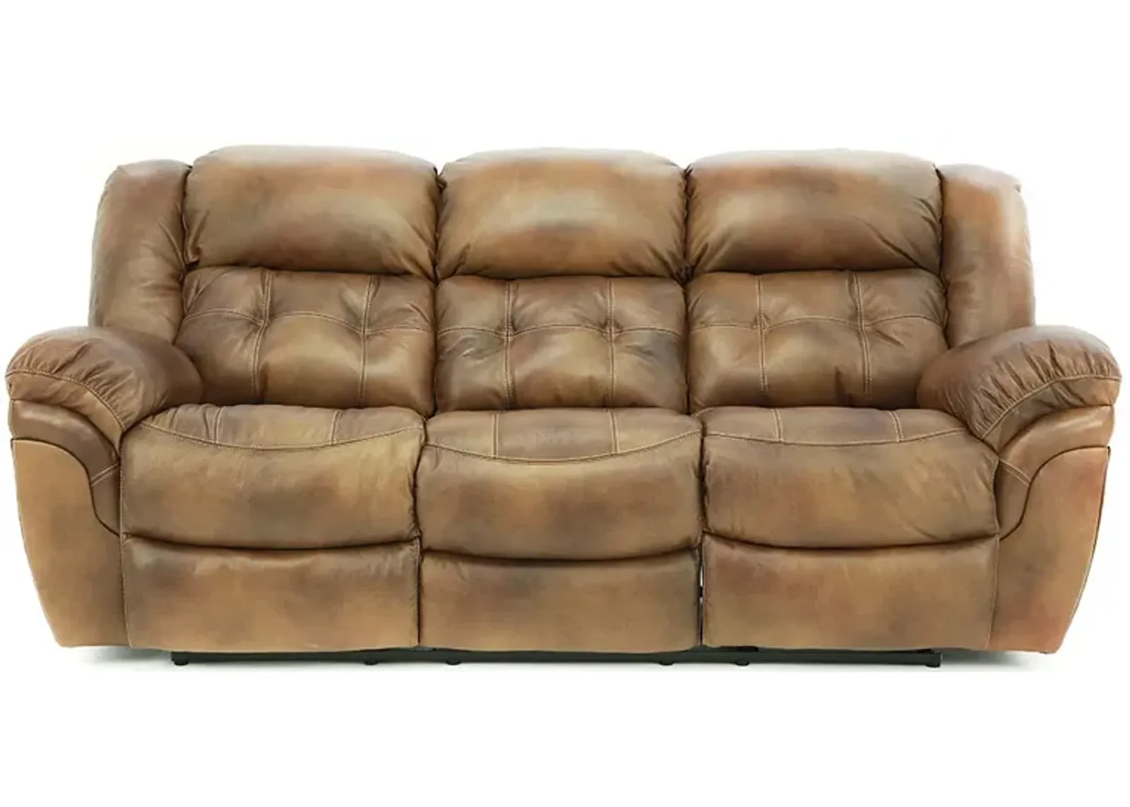 HUDSON SADDLE LEATHER 1P POWER SOFA