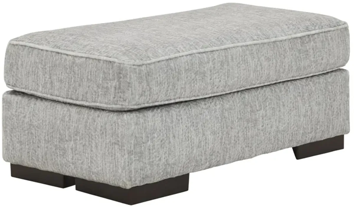 MERCADO PEWTER OTTOMAN