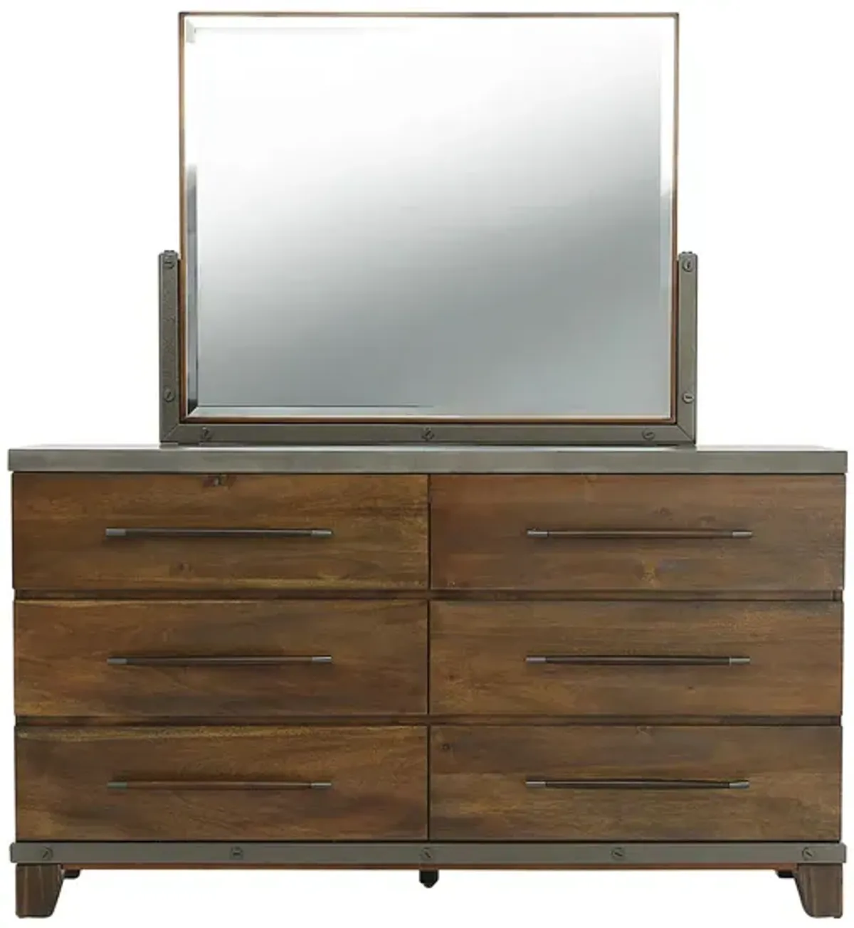 FORGE II DRESSER AND MIRROR