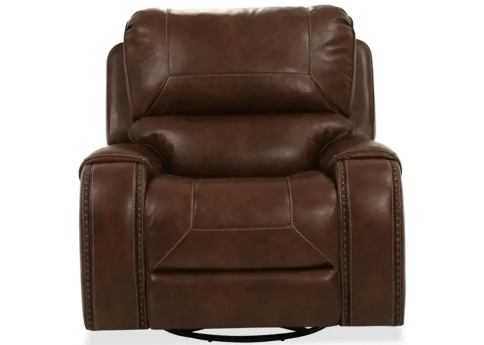 KEILY BROWN SWIVEL GLIDER RECLINER