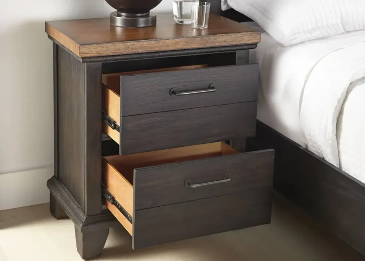 BEAR CREEK BROWN NIGHTSTAND