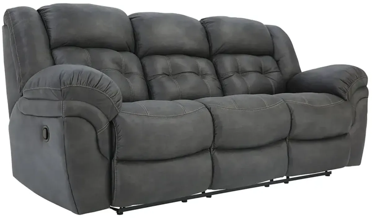 HAYGEN CHARCOAL RECLINING SOFA