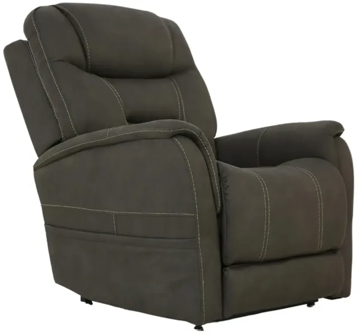 GUNMETAL LAYFLAT LIFT RECLINER