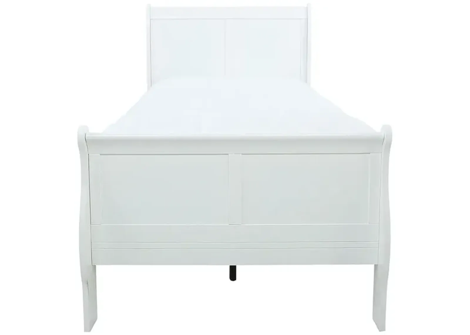 LOUIS PHILIP WHITE TWIN BED