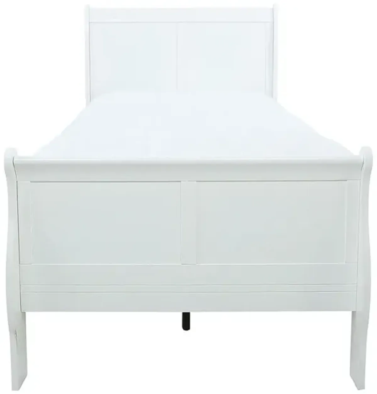 LOUIS PHILIP WHITE TWIN BED