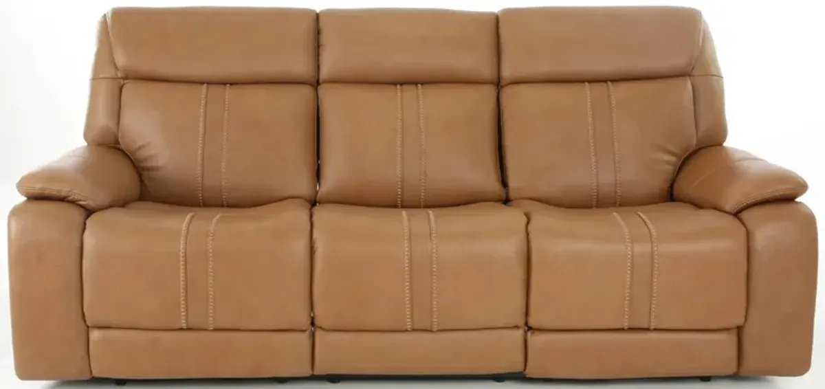 XARA BUTTERNUT LEATHER POWER SOFA