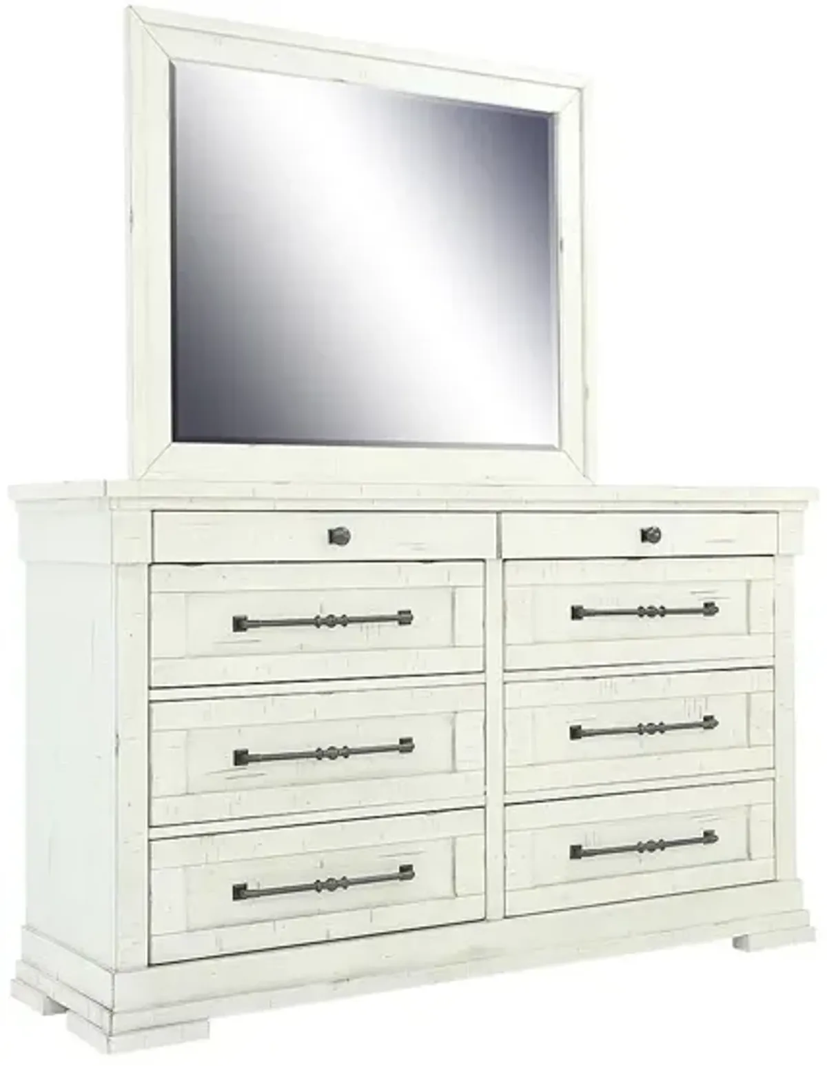 BLANCHE DRESSER AND MIRROR