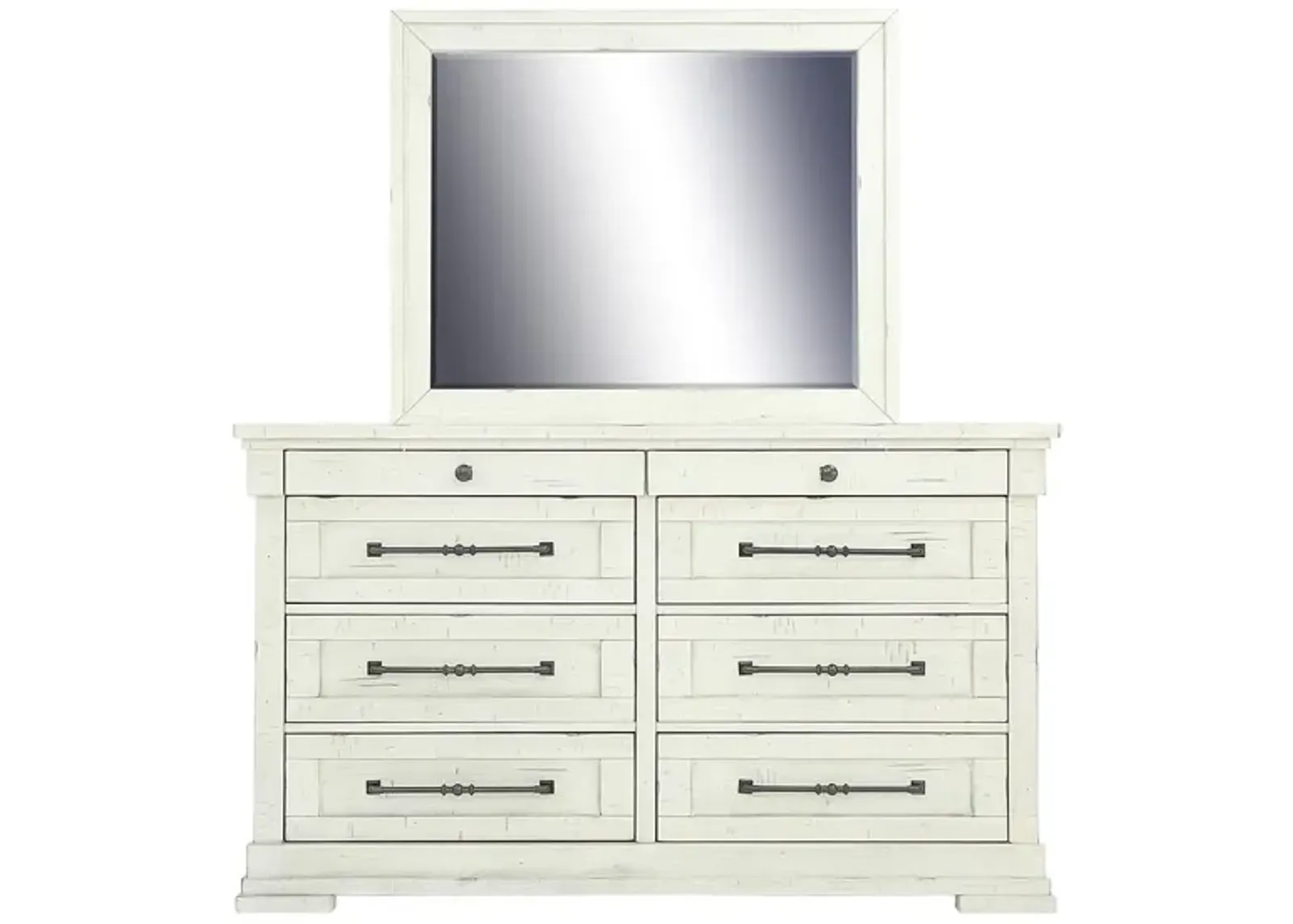 BLANCHE DRESSER AND MIRROR