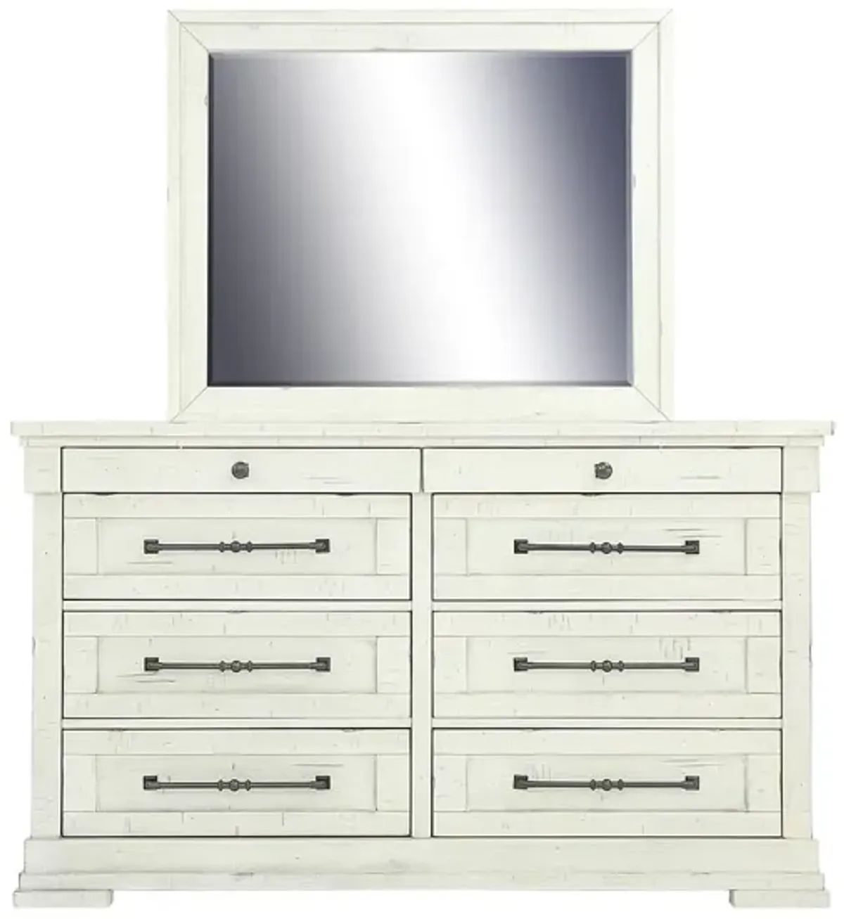 BLANCHE DRESSER AND MIRROR