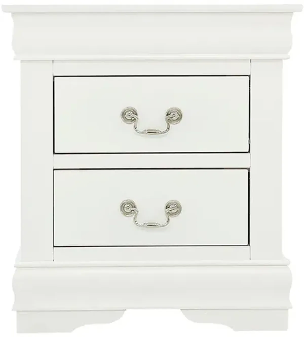 LOUIS PHILIP WHITE NIGHTSTAND