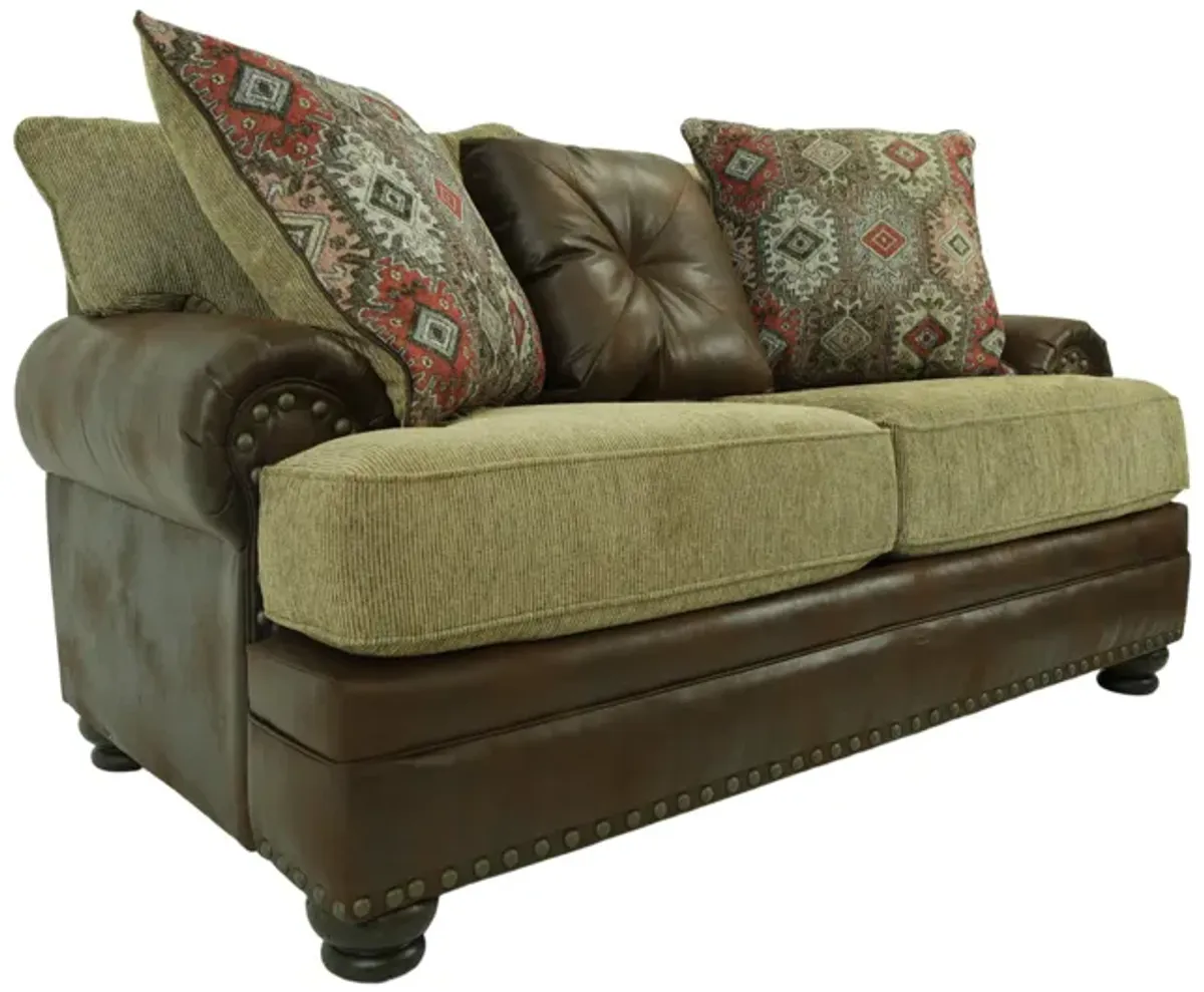 DARIUS CHOCOLATE LOVESEAT