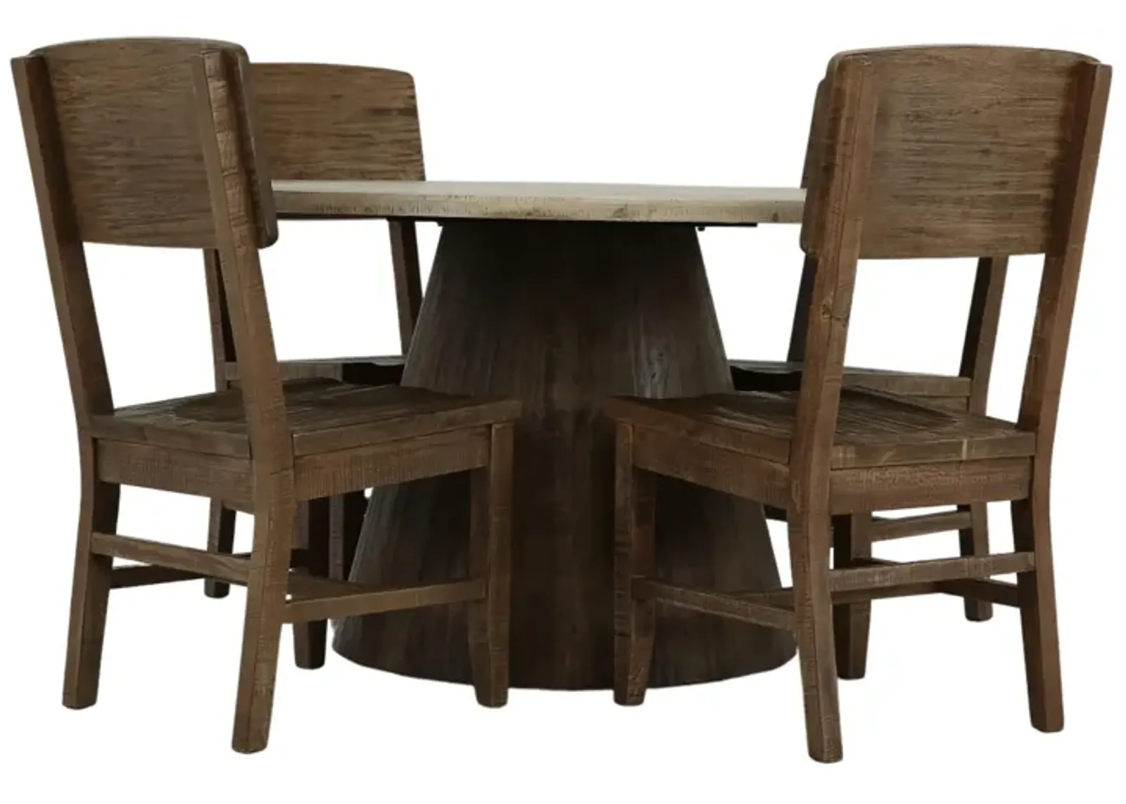 SAHARA 5 PIECE ROUND DINING SET