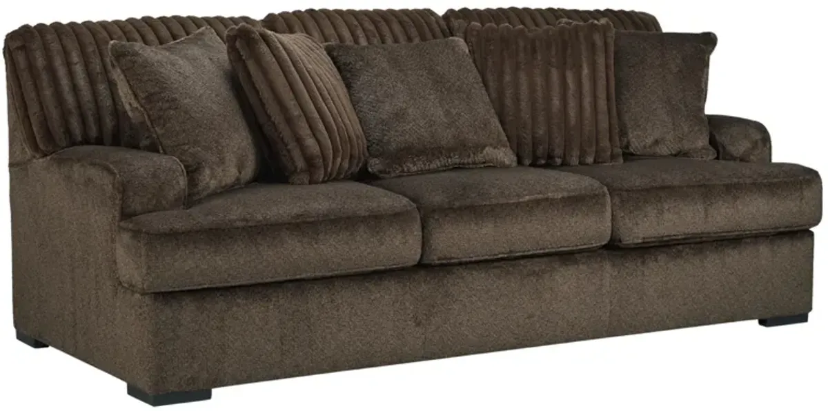 AYLESWORTH CHOCOLATE SOFA