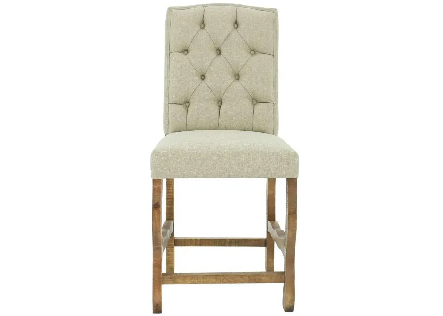 MARQUEZ TUFTED BARSTOOL