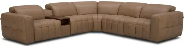 YORK SAND 6 PIECE POWER SECTIONAL