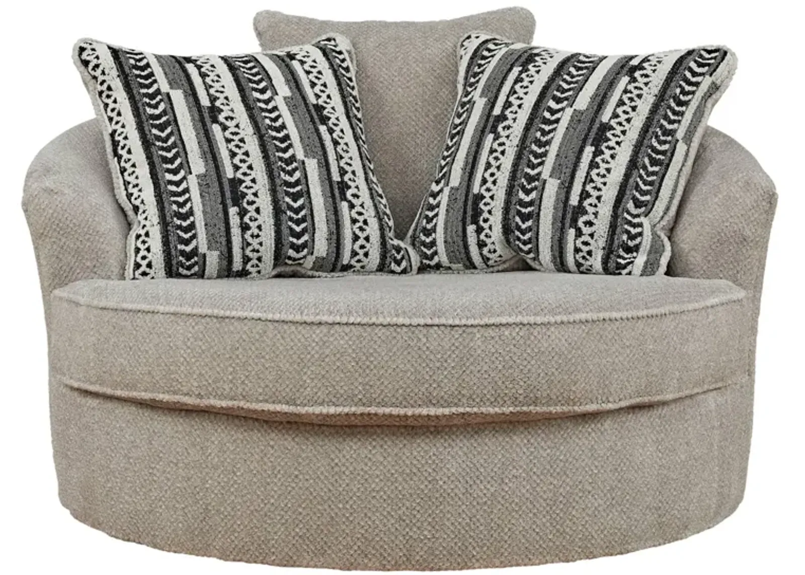 CALNITA SISAL OVERSIZED SWIVEL CHAIR