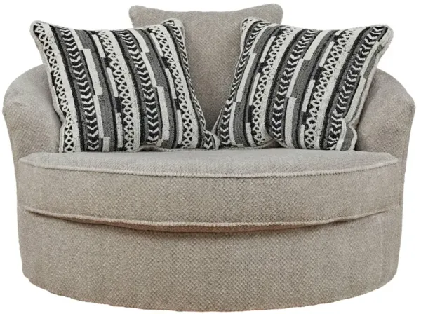 CALNITA SISAL OVERSIZED SWIVEL CHAIR