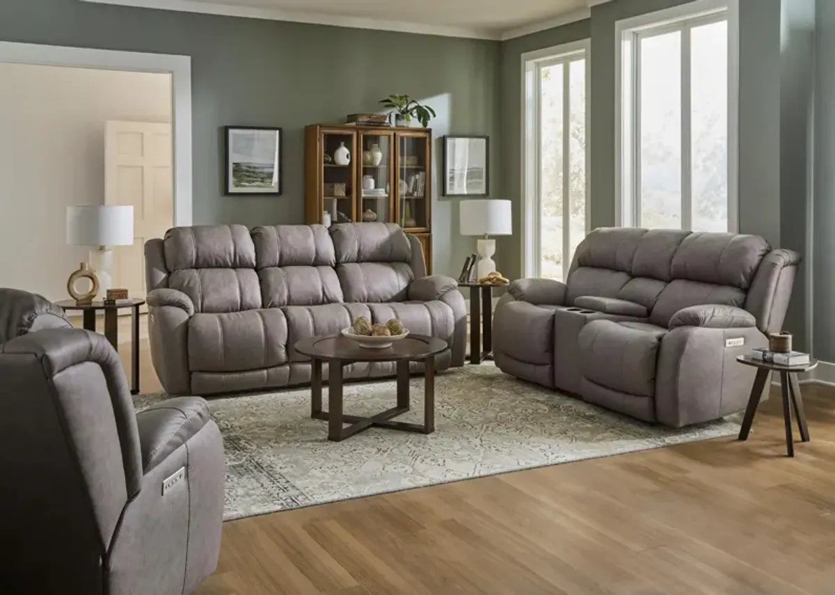 STELLAR GREY 3P POWER RECLINER