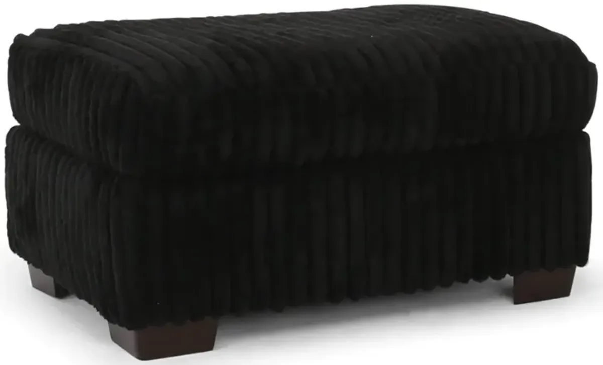 RANGER BLACK OTTOMAN