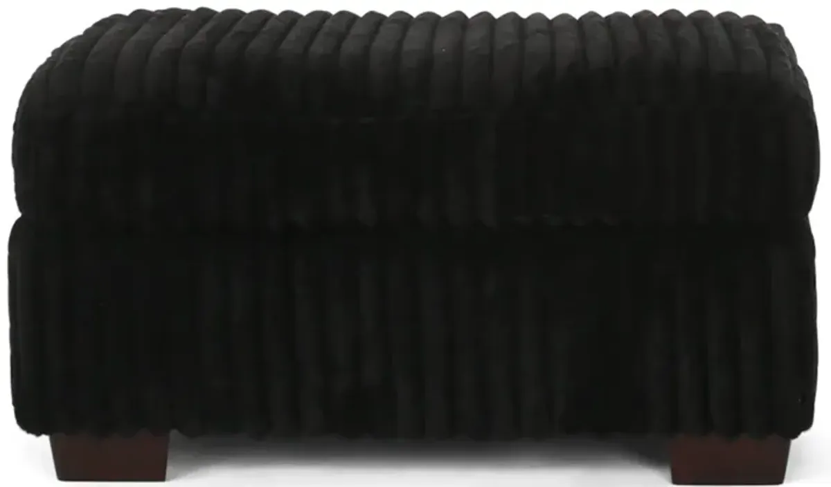 RANGER BLACK OTTOMAN