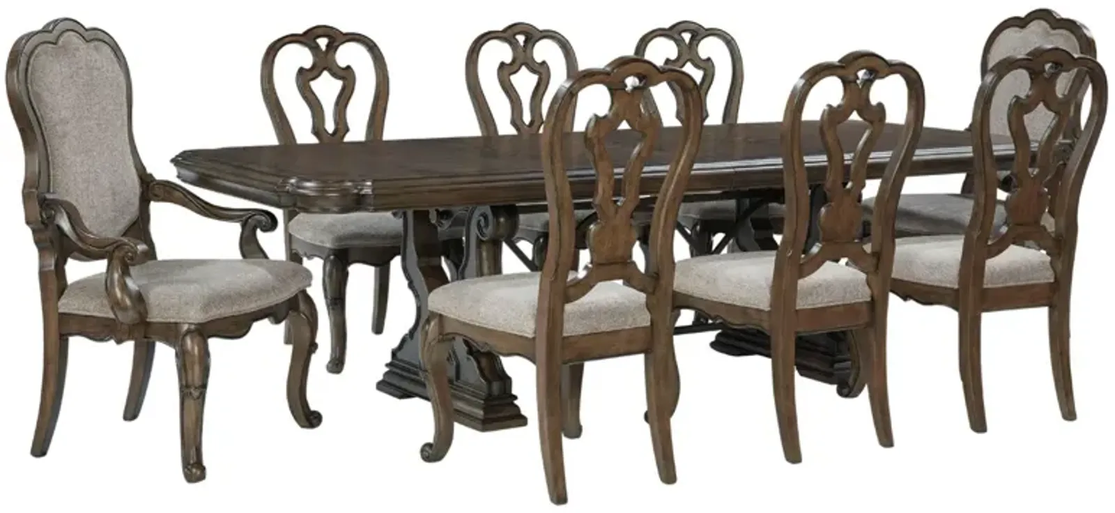 MAYLEE 9 PIECE DINING SET