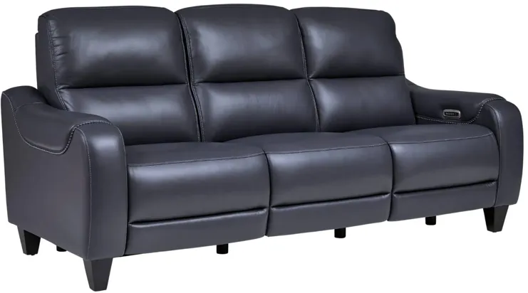 MERCOMATIC OCEAN LEATHER 2P POWER RECLINING SOFA