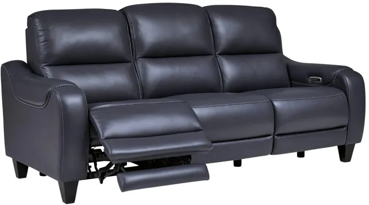 MERCOMATIC OCEAN LEATHER 2P POWER RECLINING SOFA