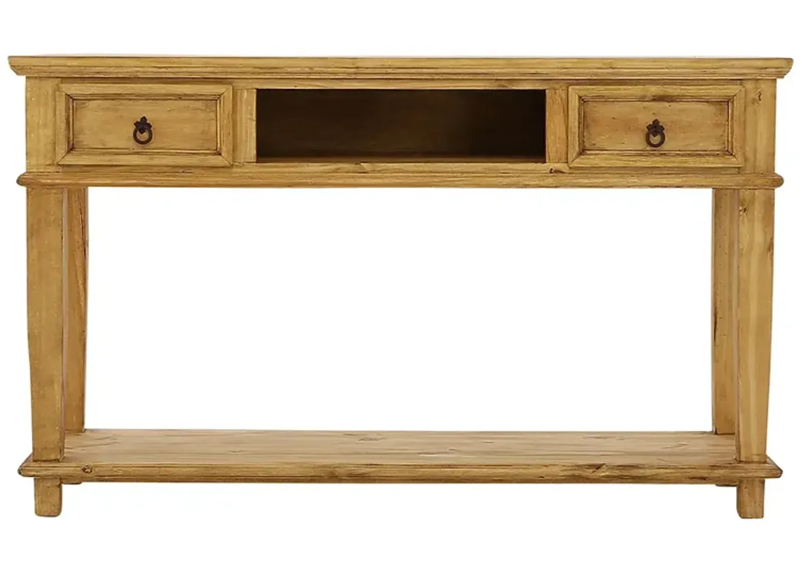 LAWMAN LIGHT WAX CONSOLE TABLE