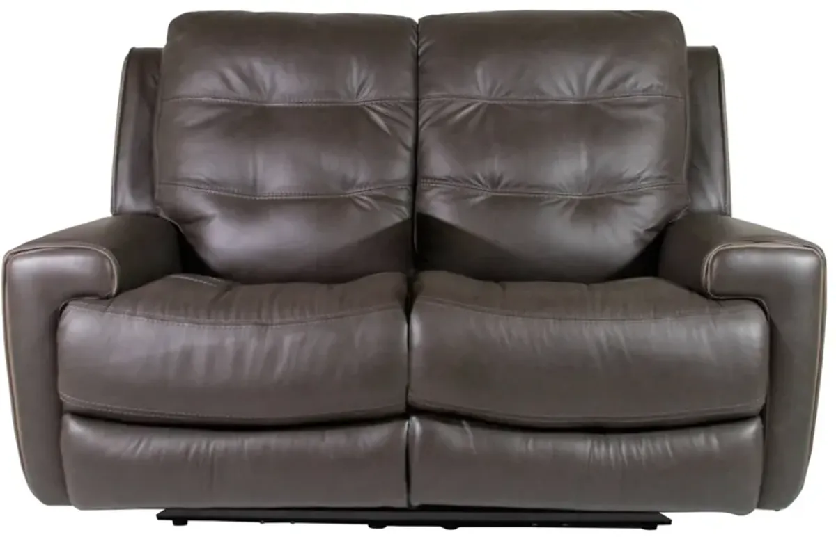 WICKLOW NC POWER DARK BROWN LAYFLAT LOVESEAT P2
