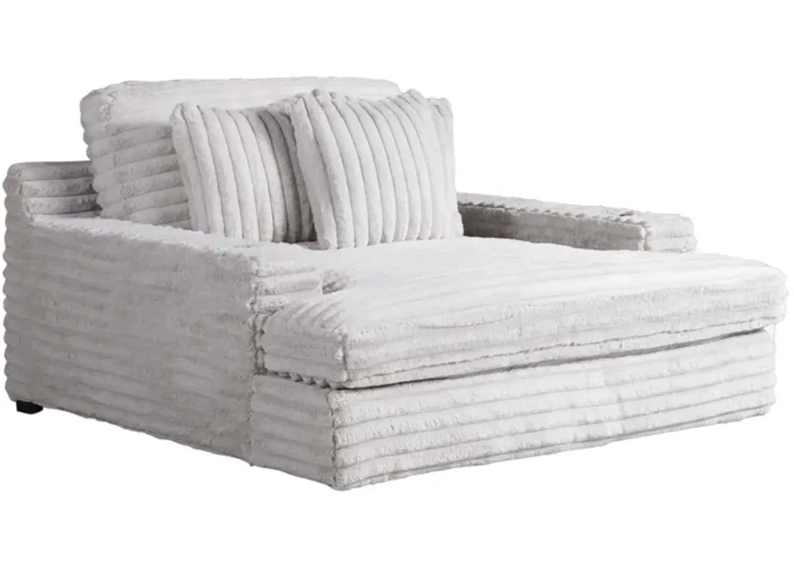 PRESLEY FOG CHAISE WITH CUPHOLDERS AND PHONE CHARGER