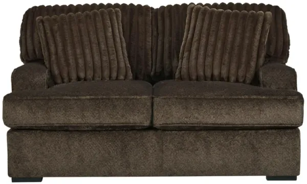 AYLESWORTH CHOCOLATE LOVESEAT