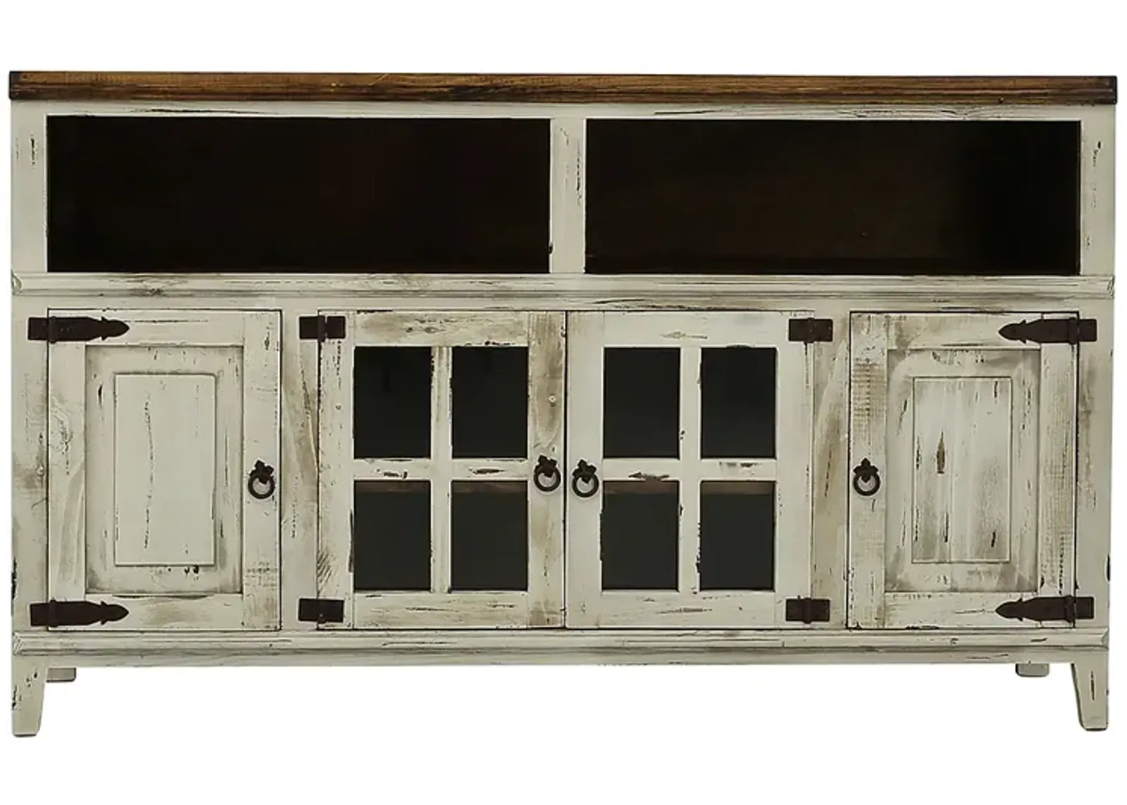 LAWMAN WHITE 60" MEDIA CONSOLE