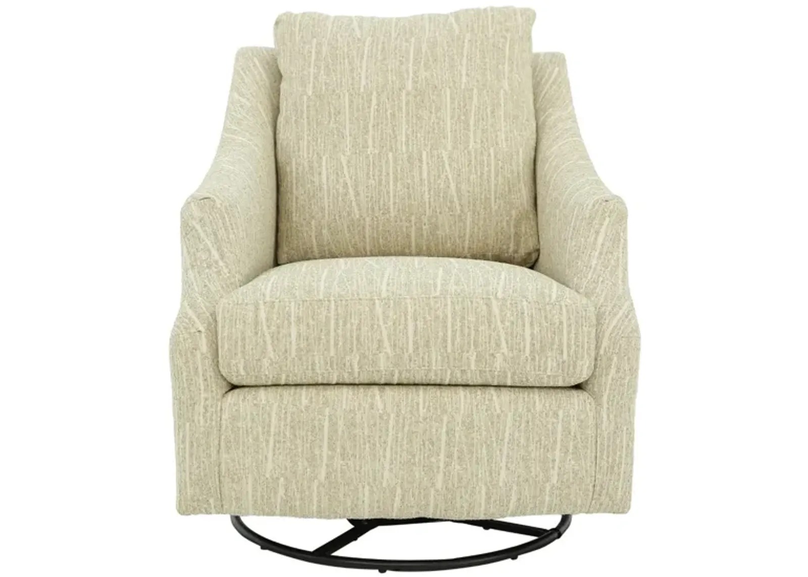 FLUTTER NATURAL SWIVEL GLIDER CHAIR