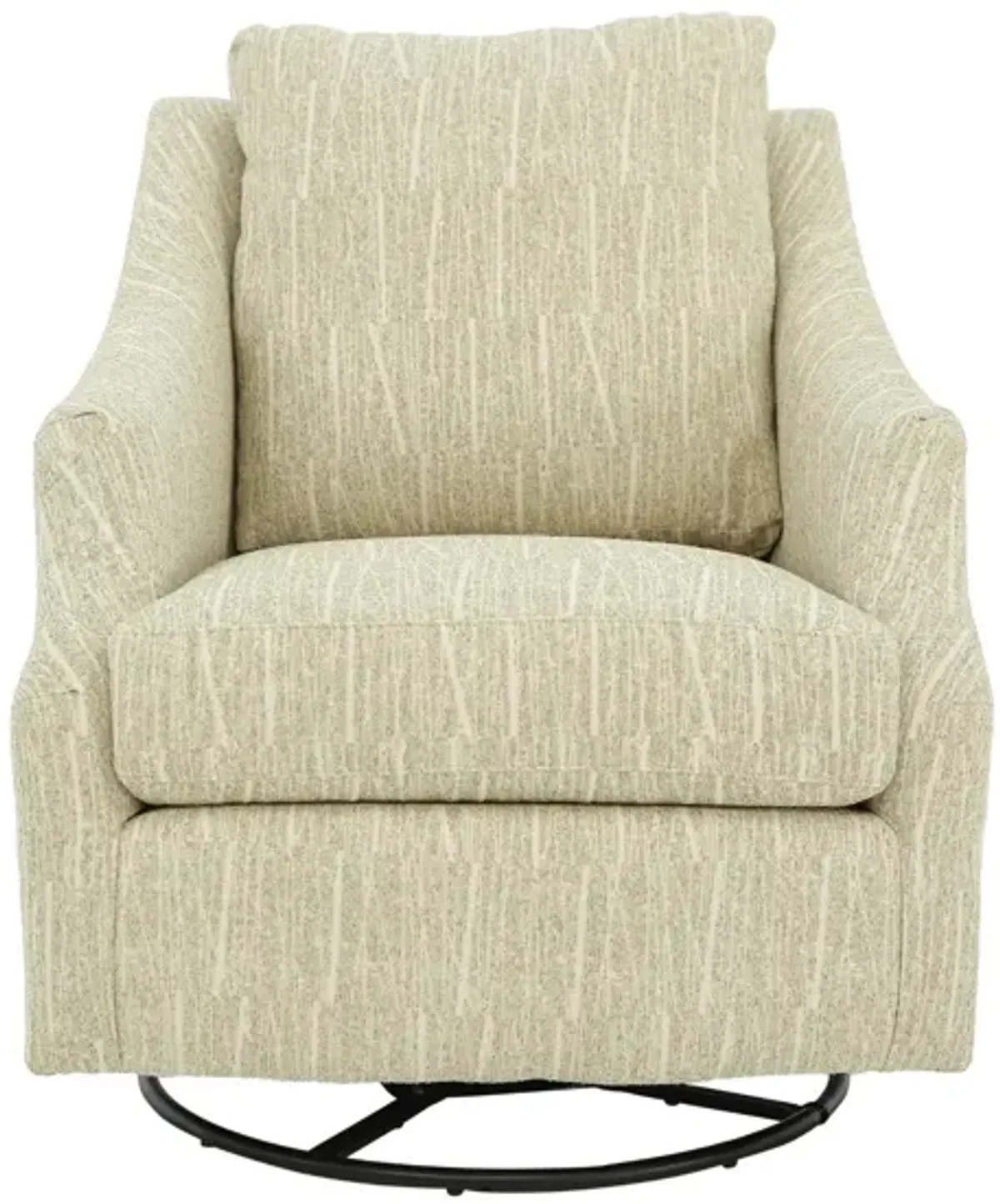 FLUTTER NATURAL SWIVEL GLIDER CHAIR