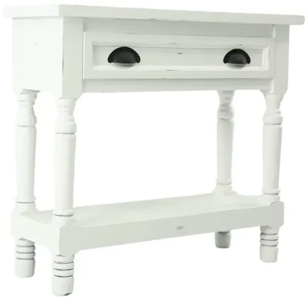 LENORA WHITE ACCENT TABLE
