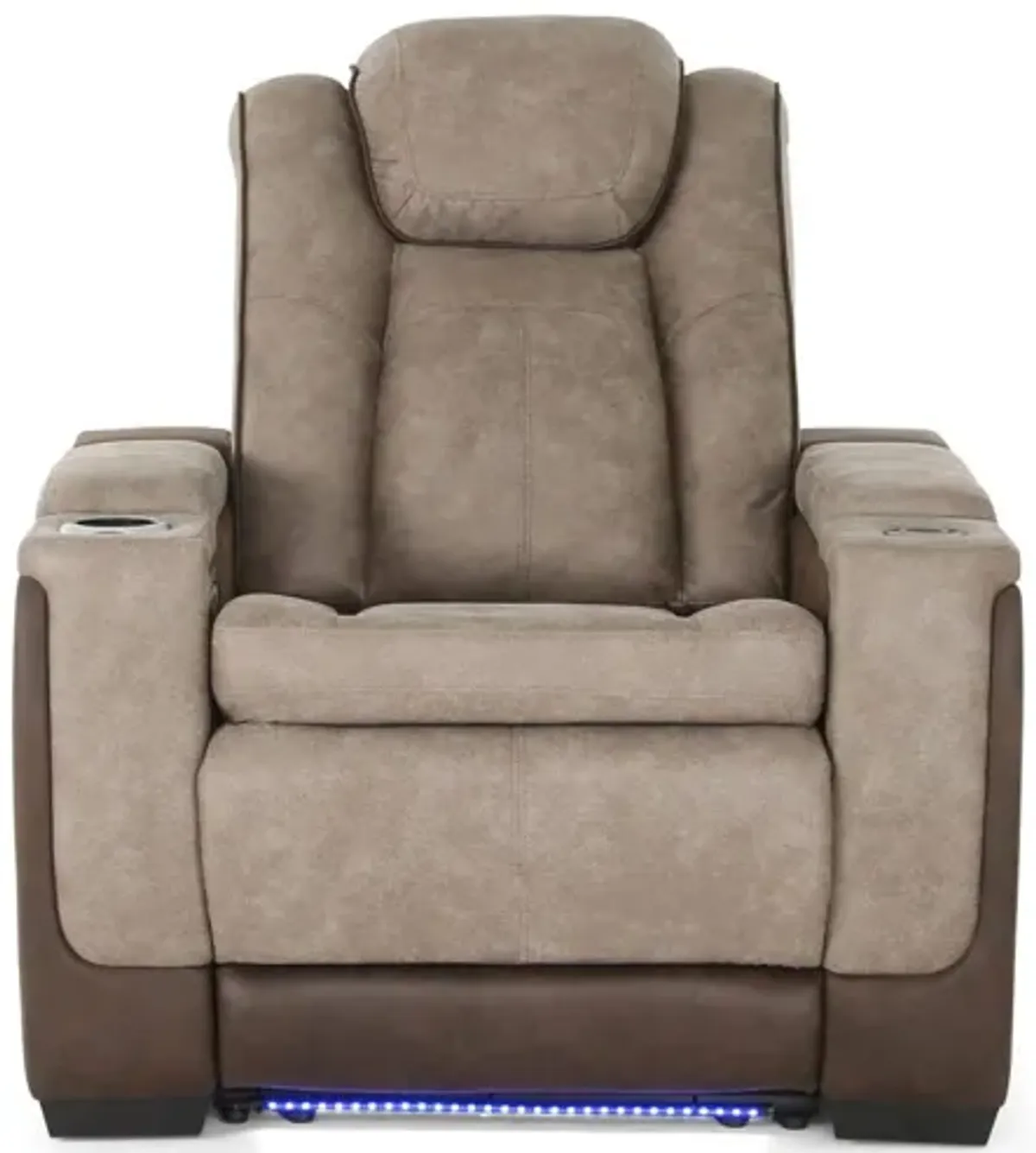 LANTANA ROCKY GREY/BROWN 2P POWER RECLINER