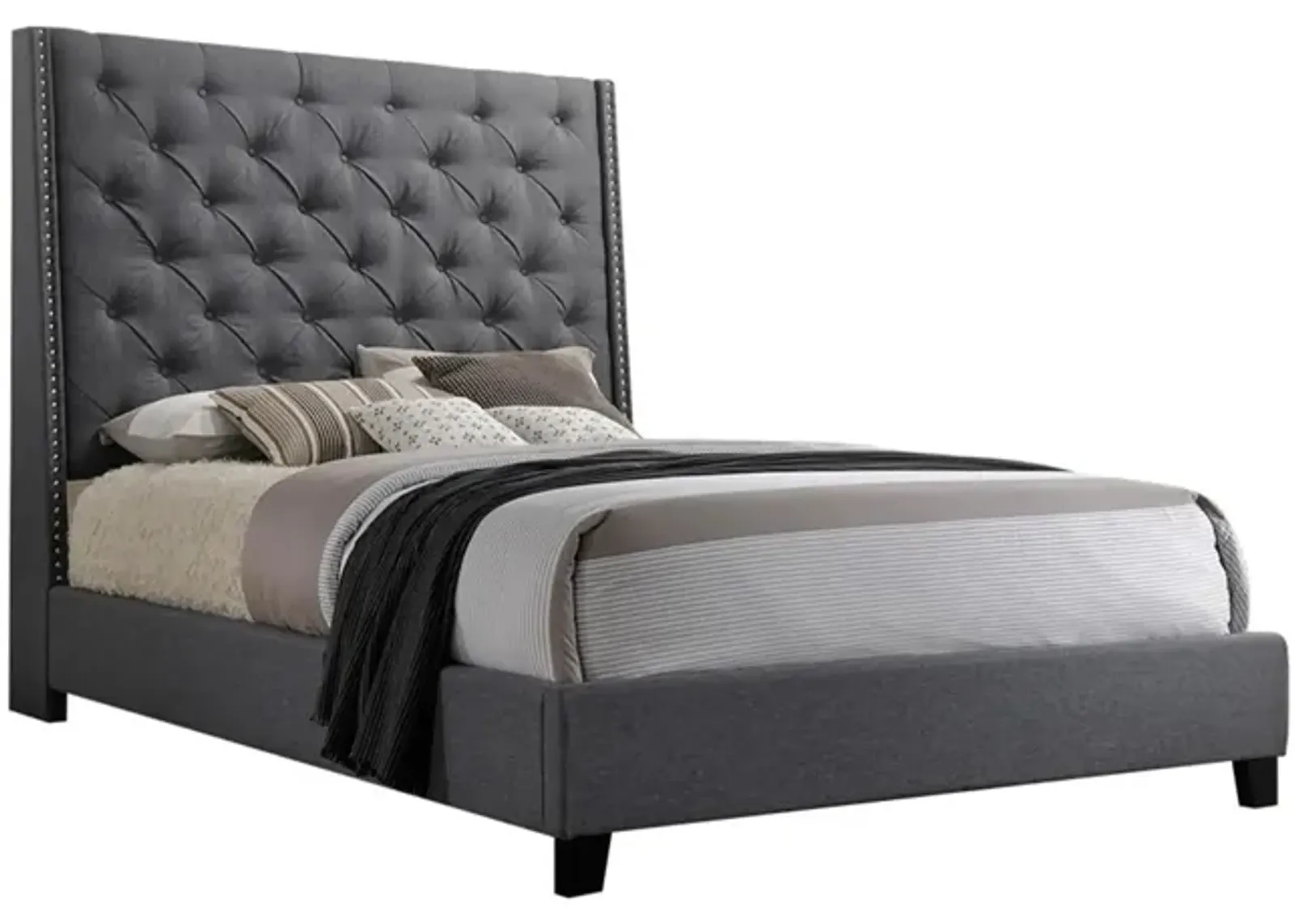 CHANTILLY GREY KING BED