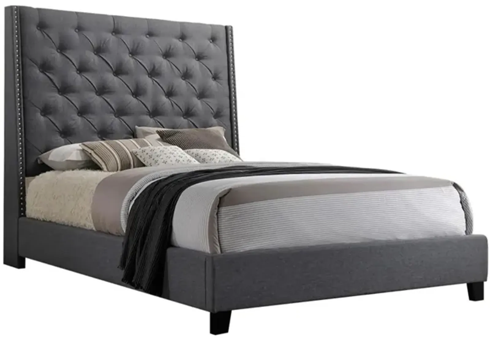 CHANTILLY GREY KING BED