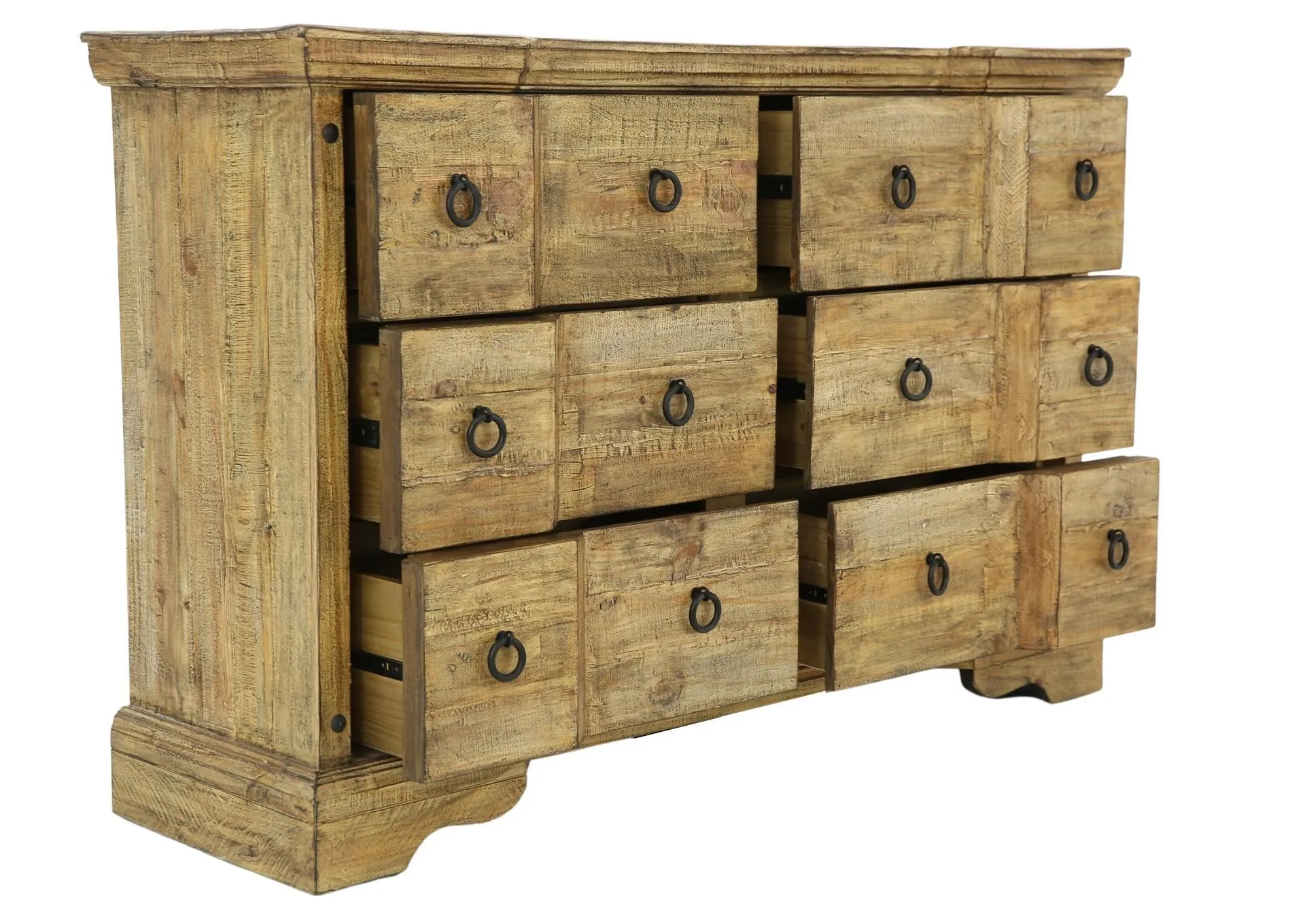 ST THOMAS WOOD TOP DRESSER