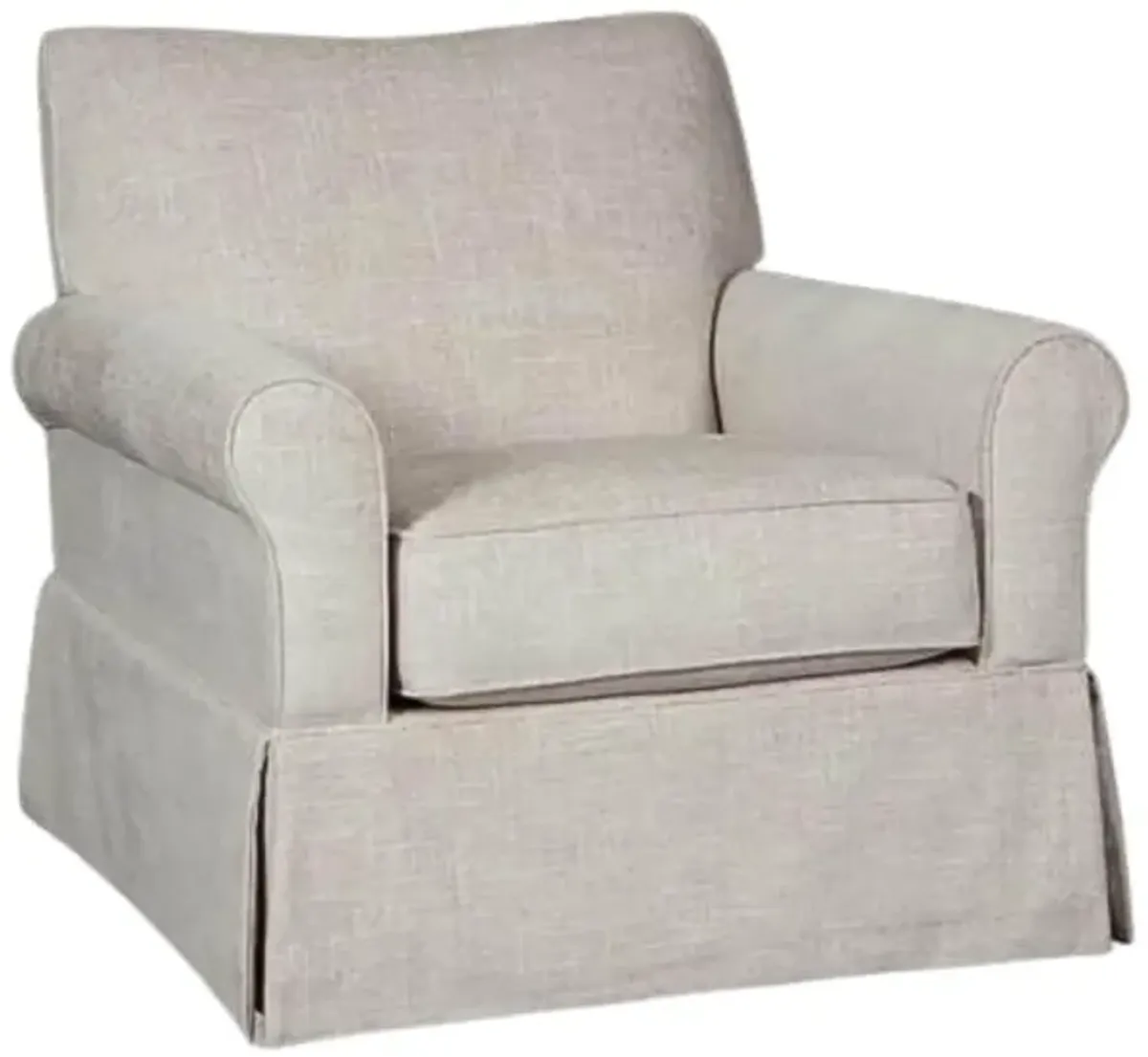 SEARCY QUARTZ SWIVEL GLIDER CHAIR